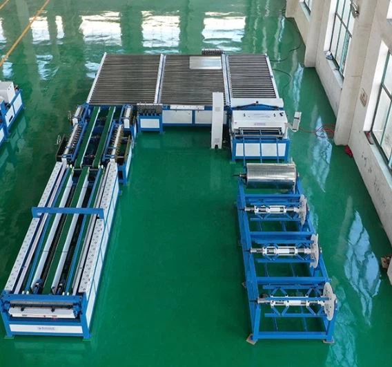 HVAC Duct Manufacture Line V Square Pipe Making Machine