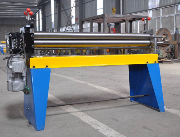 Round Duct Slip Roll Machine Electric 3 Rolls Plate Rolling Machine